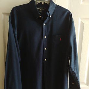 Ralph Lauren Blaire 100% cotton Navy Blue Men's Shirt